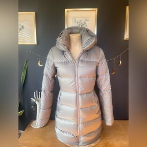 Lululemon pale blue puffer coat